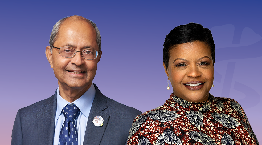 APA CEO & Medical Director Dr. Marketa Wills and APA President
Ramaswamy Viswanathan, M.D., Dr.Med.Sc.
